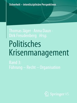 cover image of Politisches Krisenmanagement